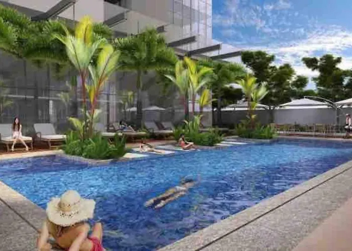 Luxe 1br W/ Balcony @ Uptown Parksuites Apartamento Manila
